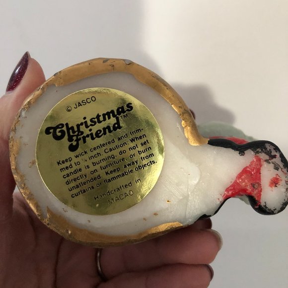 Vintage Christmas Candle Mouse & Drum - Picture 2 of 3